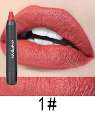Long-Lasting Matte Lipstick Pencils